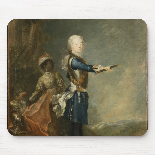 Mousepad Frederick II como o príncipe herdeiro, c.1735 (Frente)