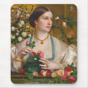 Mousepad Frederick Sandys Grace Rosa CC0088