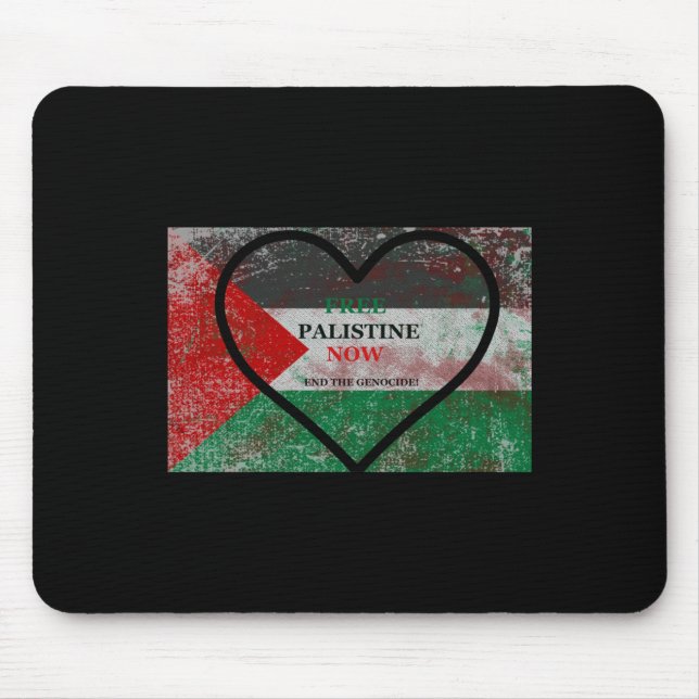Mousepad Free Palestine Now Sticker (Frente)