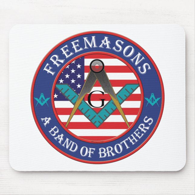 Mousepad Freemasons - banda dos irmãos (Frente)