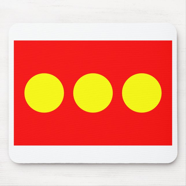 Mousepad Freetown Christiania Flag (Frente)