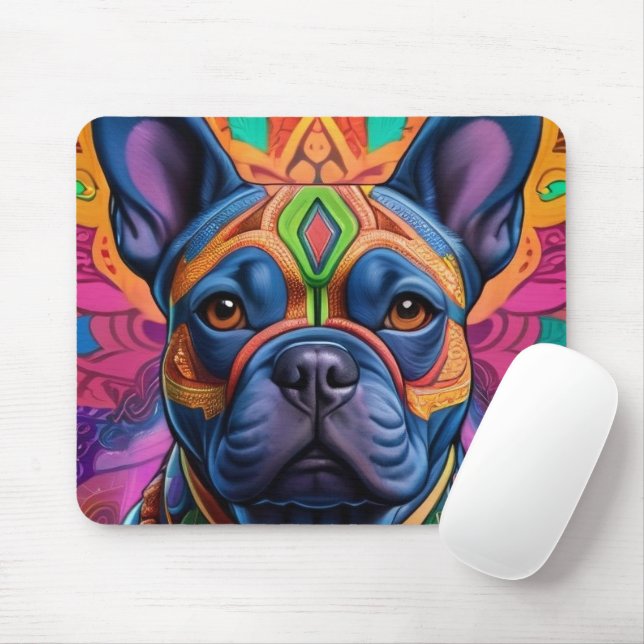 Mousepad Frenchie Fun Birthday Fantasy (Com mouse)