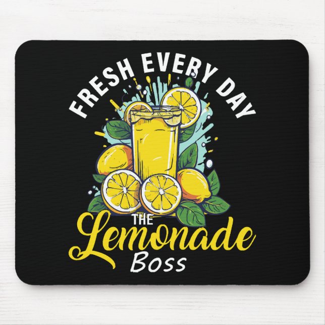 Mousepad Fresco Todos os Dias O Chefe da Limonada (Frente)
