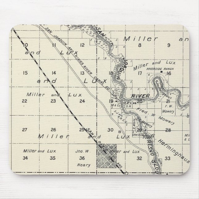 Mousepad Fresno County, Califórnia 10 (Frente)