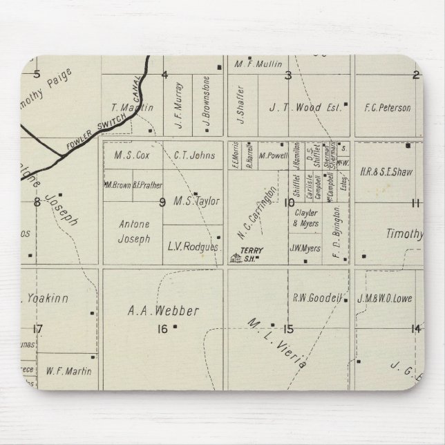 Mousepad Fresno County, Califórnia 12 (Frente)