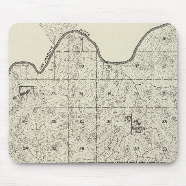 Mousepad Fresno County, Califórnia 28 (Frente)