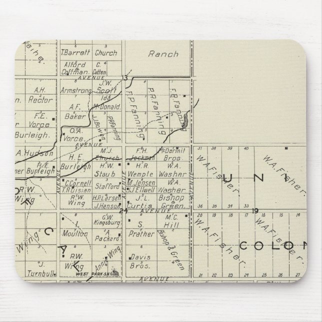 Mousepad Fresno County, Califórnia 35 (Frente)