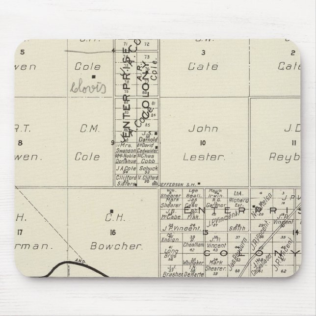 Mousepad Fresno County, Califórnia 4 (Frente)