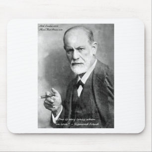 Mousepad Freud Crazy Amantes Adoram Ofertas De Ofertas Etc