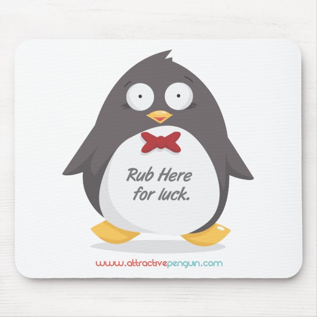 Mousepad Friccione um pinguim (Frente)