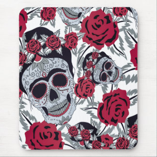 Mousepad Frida Kahlo and roses