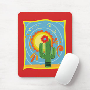 Mousepad Frida Kahlo Cactus Graphic