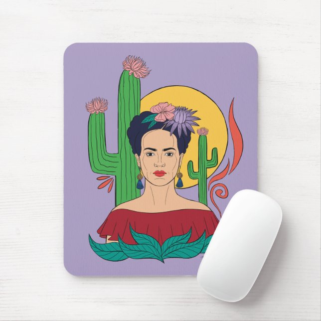 Mousepad Frida Kahlo Desert Graphic (Com mouse)
