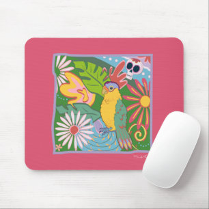 Mousepad Frida Kahlo Parrot Graphic