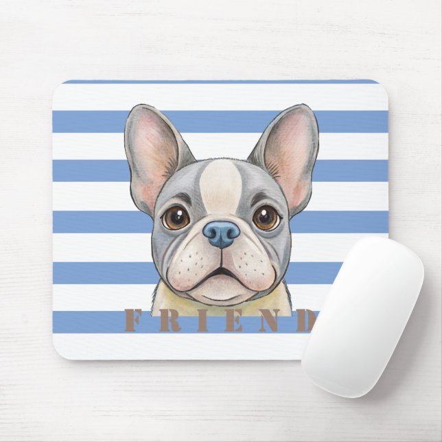 Mousepad Friend Bulldog (Com mouse)