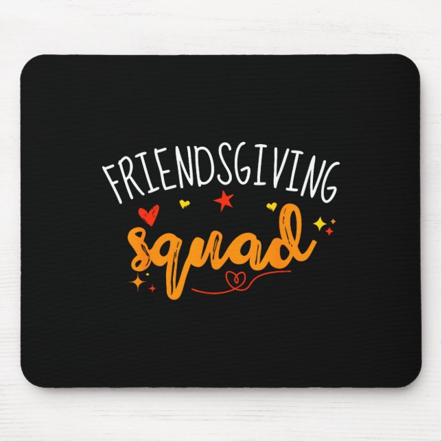 Mousepad Friendsgiving Squad Funny Thanksgiving Friendship  (Frente)