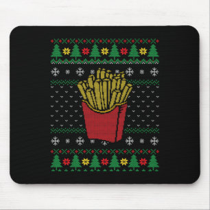 Mousepad Fries de Natal Fritando Suor Feio