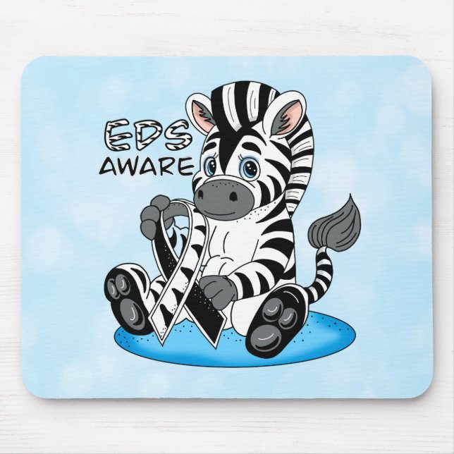 Mousepad Friso Zebra de Sensibilização do EDS (Frente)