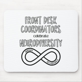 Mousepad Front Desk celebra a aceitação da neurodiversidade