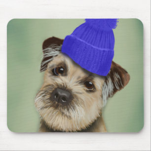 Mousepad Fronteira com o cabo azul de borracha