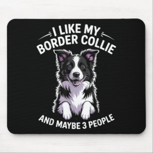 Mousepad Fronteira De Collie Design Para Homens Mulheres Cr