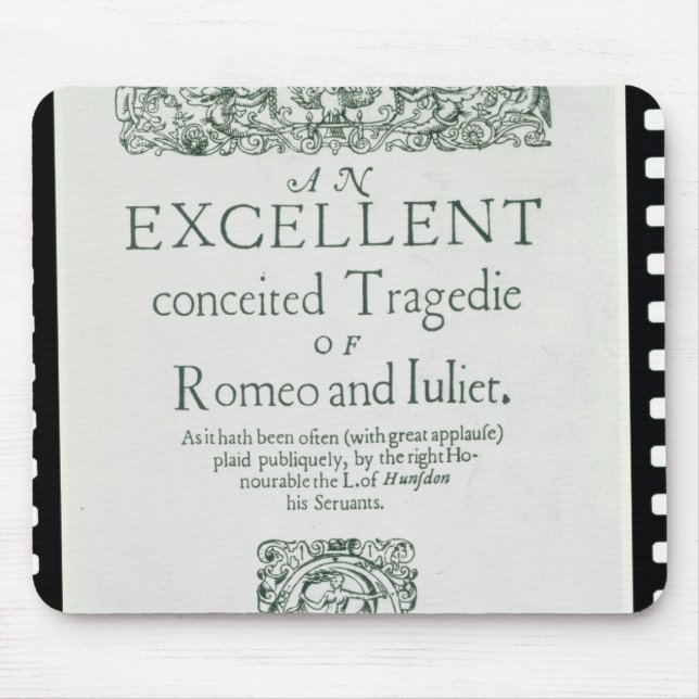 Mousepad Frontispício 'de Romeo e de Juliet (Frente)