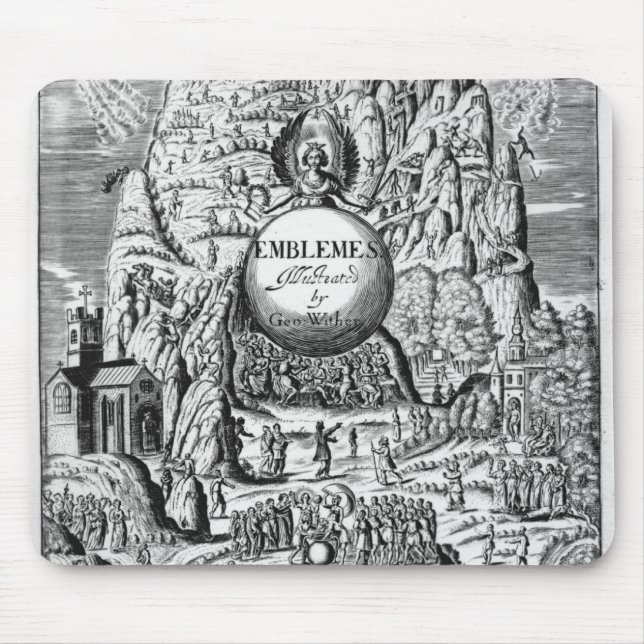 Mousepad Frontispiece aos "emblemas" de George Wither, 1635 (Frente)
