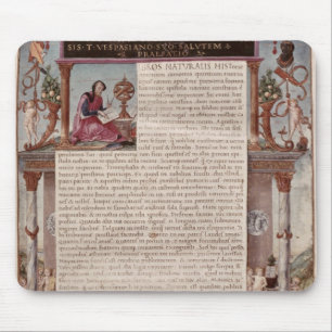 Mousepad Frontispiece para registrar I que mostra uma