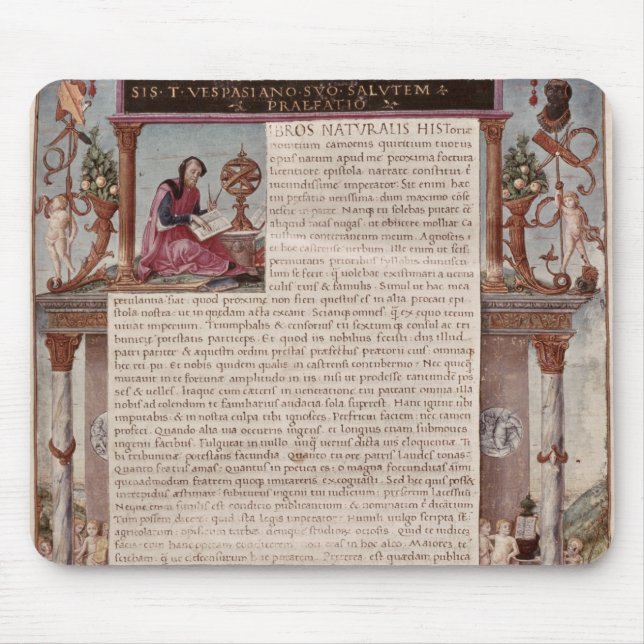 Mousepad Frontispiece para registrar I que mostra uma (Frente)