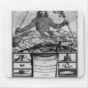 Mousepad Frontispiece por Thomas Hobbes de Malmesbury