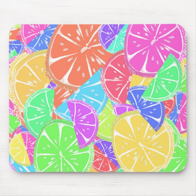 Mousepad Fruity Tutti Colorful Frutas Fatias (Frente)