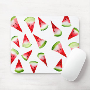 Mousepad Fruta de aquarela de melancia