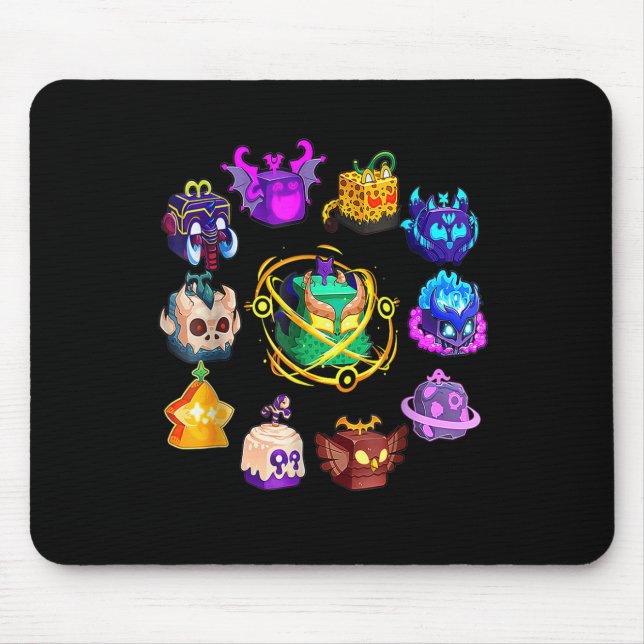 Mousepad Fruta De Sangue De Mitos Para O Aniversário (Frente)
