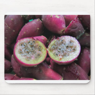 Mousepad Fruta e sementes do cacto de pera espinhosa