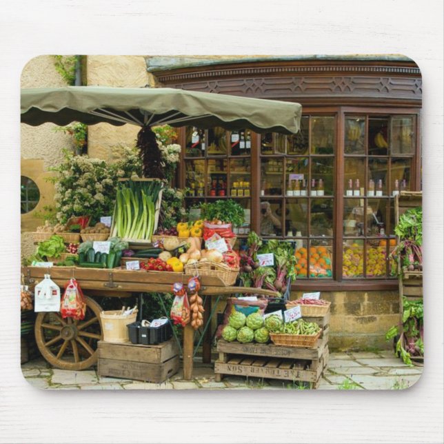 Mousepad Fruta e Veg Colorida English Village Store (Frente)