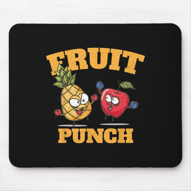Mousepad Fruta tropical de suco de abacaxi (Frente)