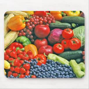 Mousepad fruta & vegetais
