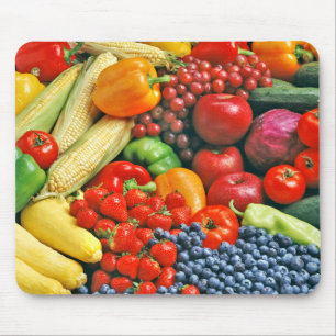 Mousepad fruta & vegetais