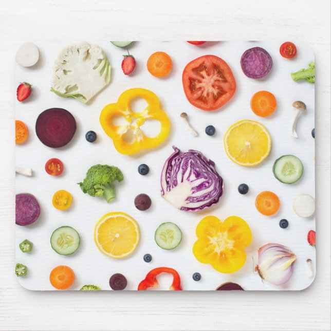 Mousepad Frutas e produtos hortícolas (Frente)