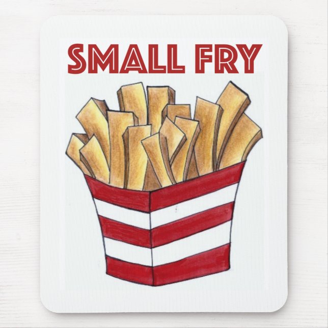 Mousepad FRY FRY FRY Fries Comida rápida (Frente)