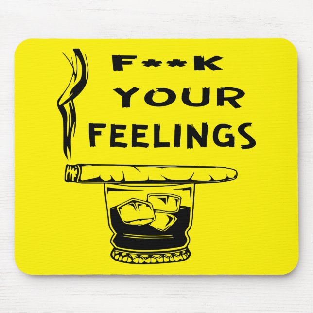 Mousepad Fuc>| Seus Sentimentos #USAPatriotGraphics © (Frente)