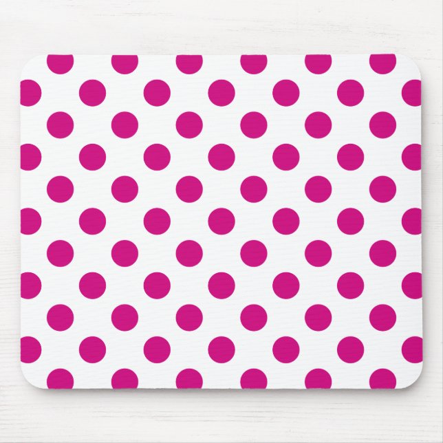 Mousepad Fuchsia bolinhas (Frente)