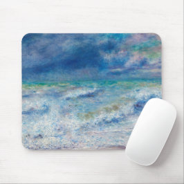Mousepad Fuga de Renoir. Mar azul/impressionismo náutico