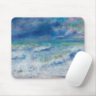 Mousepad Fuga de Renoir. Mar azul/impressionismo náutico