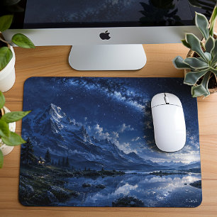 Mousepad Fuga do Lago da Montanha Estrelada