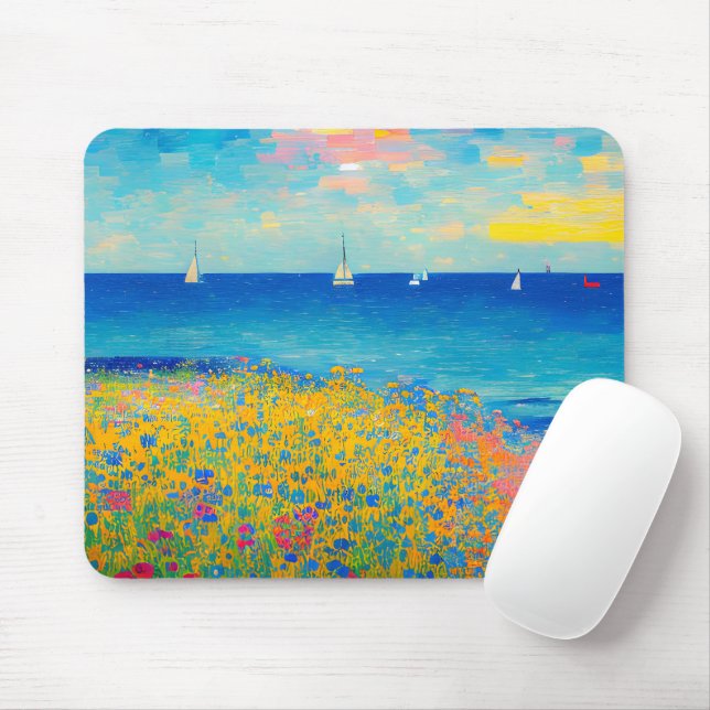 Mousepad Fuga marítima 08 (Com mouse)