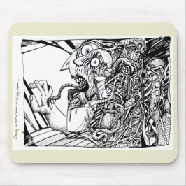 Mousepad Fugindo de terror de uma sala vazia...