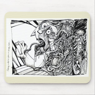 Mousepad Fugindo de terror de uma sala vazia...