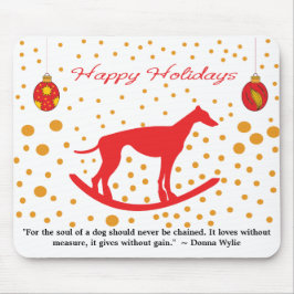 Mousepad Fuja Livre - Salve os Greyhounds! (com poema)