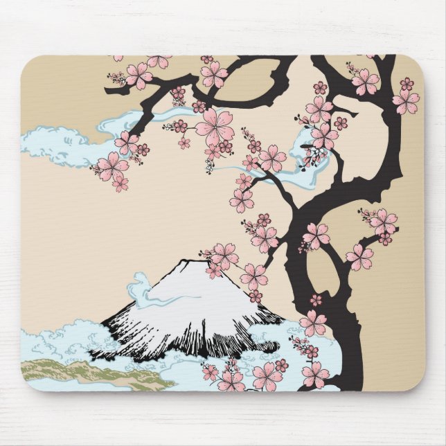 Mousepad Fuji e Sakura (Frente)
